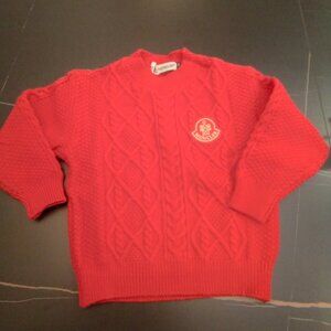 Red Knit wool sweater-jumper kids